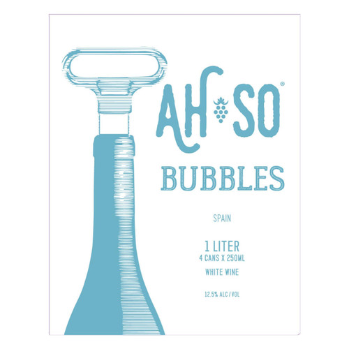 Product image for Ah-So Bubbles White Wine NV 250ml