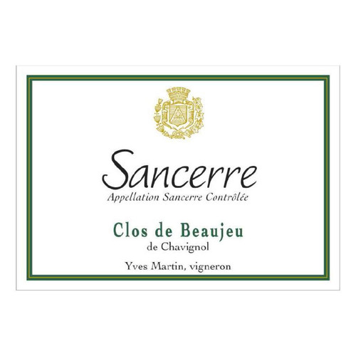 Product image for Yves Martin Sancerre Chavignol Clos de Beaujeu 2023 750ml