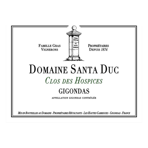 Product image for Domaine Santa Duc Gigondas Clos Des Hospices Blanc 2023 750ml
