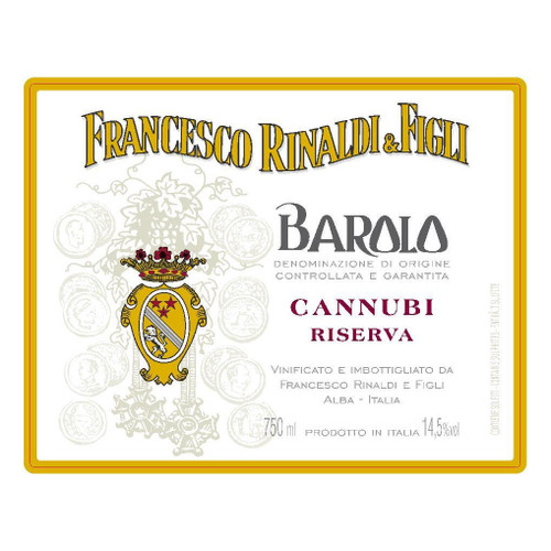 Product image for Francesco Rinaldi e Figli Barolo Cannubi Riserva 2019 750ml