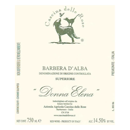 Product image for Cascina delle Rose Barbera d'Alba Superiore Donna Elena 2022 750ml