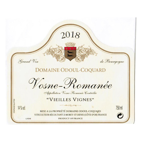Product image for Domaine Odoul-Coquard Vosne-Romanee Vieilles Vignes 2022 750ml