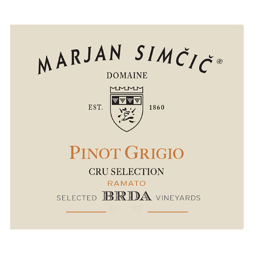 Product image for Marjan Simcic Pinot Grigio Ramato Cru Selection 2023 750ml