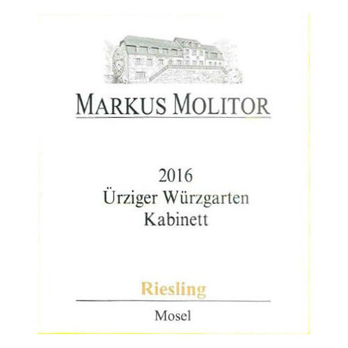 Product image for Markus Molitor Riesling Urziger Wurzgarten Kabinett (Gold Capsule) 2021 750ml