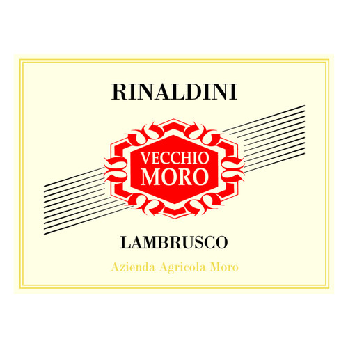 Product image for Rinaldini Lambrusco Vecchio Moro NV 750ml