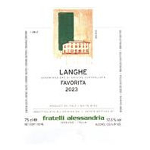 Product image for Fratelli Alessandria Langhe Favorita 2024 750ml