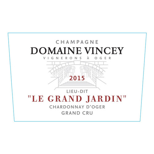 Product image for Champagne Domaine Vincey Champagne Grand Cru Chardonnay D'Oger Le Grand Jardin 2020 750ml Product image for Champagne Domaine Vincey Champagne Grand Cru Chardonnay D'Oger Le Grand Jardin 2020 750ml