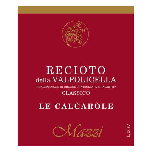 Product image for Mazzi Recioto della Valpolicella Classico Le Calcarole 2021 375ml Product image for Mazzi Recioto della Valpolicella Classico Le Calcarole 2021 375ml