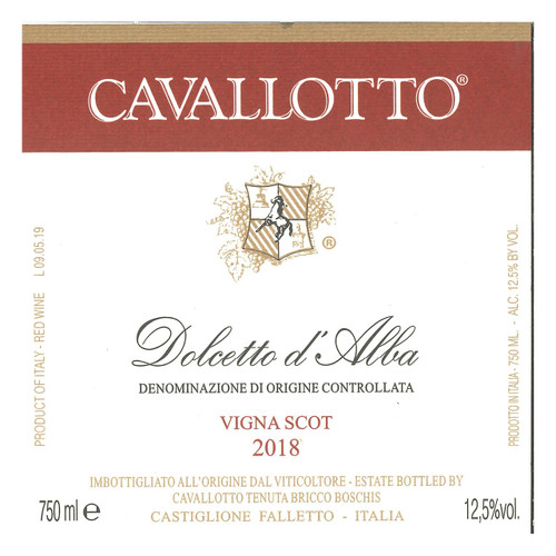 Product image for Cavallotto Dolcetto D'Alba Vigna Scot 2024 750ml