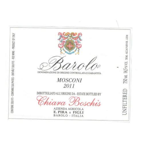 Product image for E. Pira & Figli Barolo Mosconi 2021 750ml Product image for E. Pira & Figli Barolo Mosconi 2021 750ml