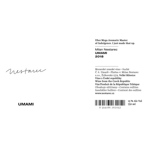 Product image for Milan Nestarec Umami White Wine 2021 750ml