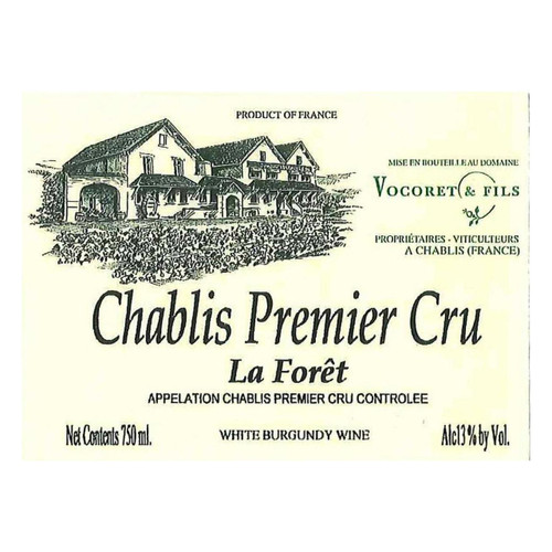 Product image for Domaine Vocoret et Fils Chablis 1er Cru La Foret 2023 750ml Product image for Domaine Vocoret et Fils Chablis 1er Cru La Foret 2023 750ml