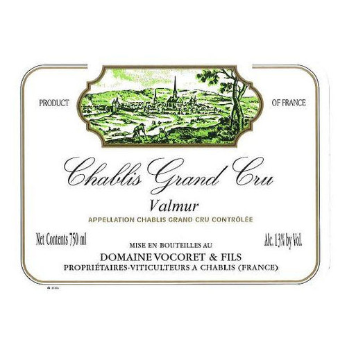 Product image for Domaine Vocoret & Fils Valmur Chablis Grand Cru 2023 750ml Product image for Domaine Vocoret & Fils Valmur Chablis Grand Cru 2023 750ml