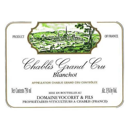 Product image for Domaine Vocoret & Fils Blanchot Chablis Grand Cru 2023 750ml Product image for Domaine Vocoret & Fils Blanchot Chablis Grand Cru 2023 750ml
