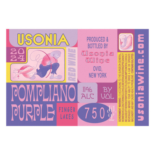 Product image for Usonia Pompliano Purple Finger Lakes 2024 750ml