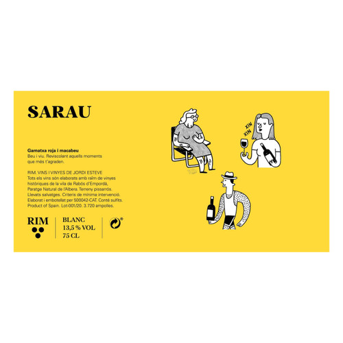 Product image for RIM Emporda Emporda Sarau Blanc 2024 750ml