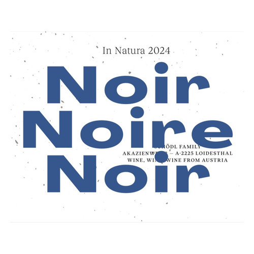 Product image for Schodl Noir Noire Noir In Natura 2024 750ml