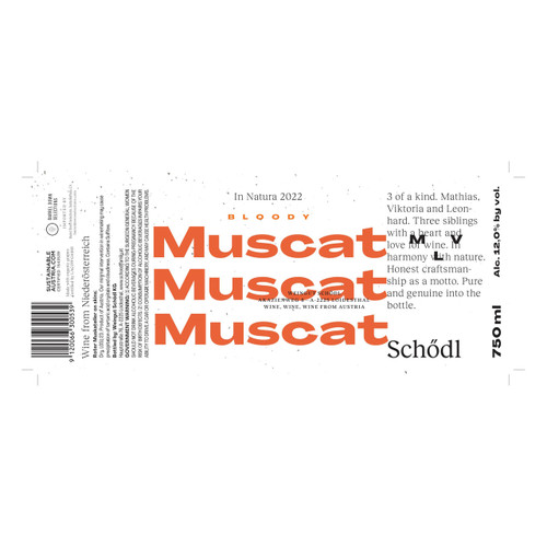 Product image for Schodl Roter Muskateller Bloody Muscat 2024 750ml