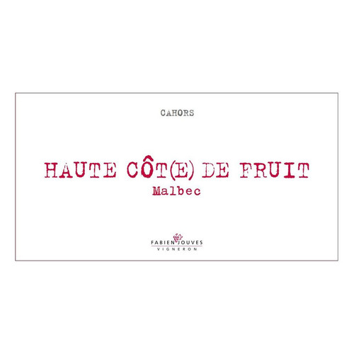 Product image for Fabien Jouves Haute Cote de Fruit Malbec 2024 750ml