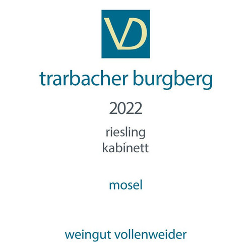 Product image for Vollenweider Mosel Riesling Trarbacher Burgberg Kabinett 2024 750ml