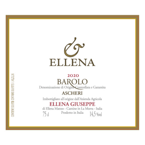 Product image for Ellena Giuseppe Barolo Ascheri 2020 750ml