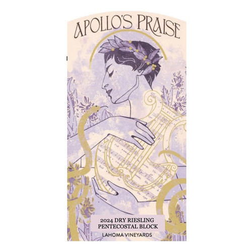 Product image for Apollo's Praise Dry Riesling Lahoma Vineyards Pentecostal Block Seneca Lake 2024 750ml