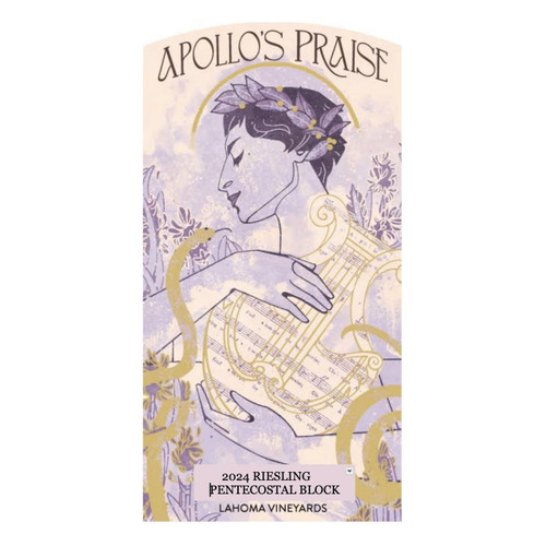 Product image for Apollo's Praise Riesling Lahoma Vineyards Pentecostal Block Seneca Lake 2024 750ml