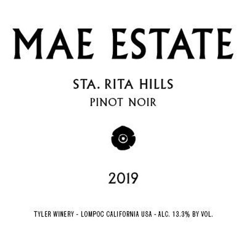 Product image for Tyler Winery Mae Estate Pinot Noir Sta. Rita Hills 2023 750ml