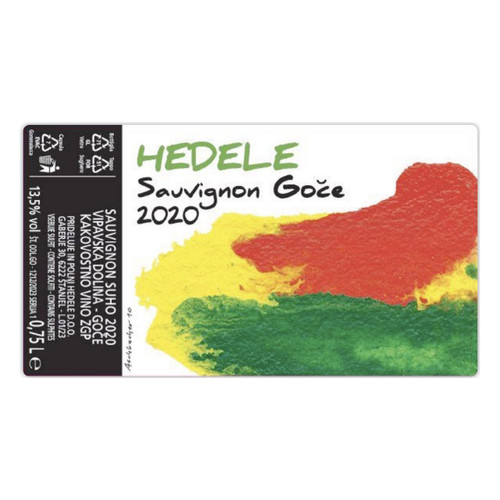 Product image for Hedele Vipavska dolina Sauvignon Goce 2021 750ml