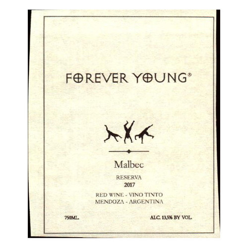 Product image for Forever Young Wine Malbec Reserva Mendoza 2022 750ml
