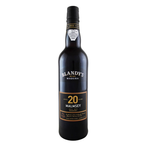 Product image for Blandy's Madeira 20 Years Old Malmsey Madeira NV 500ml