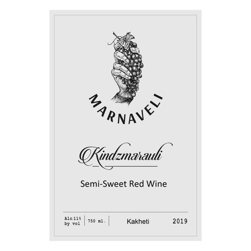 Product image for Marnaveli Kindzmarauli Semi Sweet Red Wine 2023 750ml