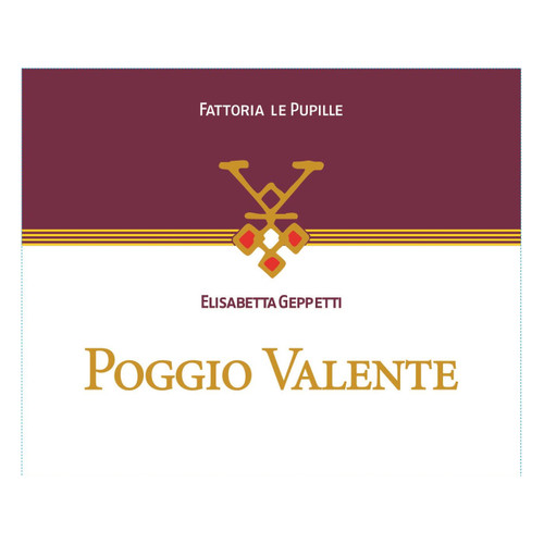 Product image for Fattoria Le Pupille Poggio Valente Rosso Toscana IGT 2022 750ml