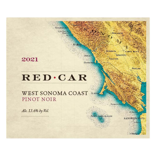 Product image for Red Car Sonoma Coast Pinot Noir  2024 750ml
