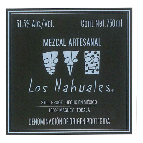 Product image for Los Nahuales Tobala Mezcal Artesanal 750ml