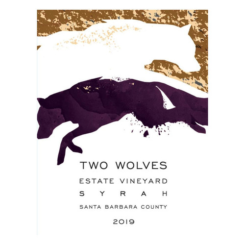 Product image for Two Wolves Syrah Estate Vineyard Santa Barbara County 2021 750ml