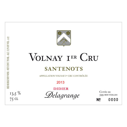 Product image for Henri Delagrange Volnay 1er Cru Santenots 2023 750ml