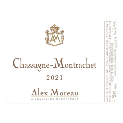 Product image for Alex Moreau Chassagne-Montrachet 2023 750ml