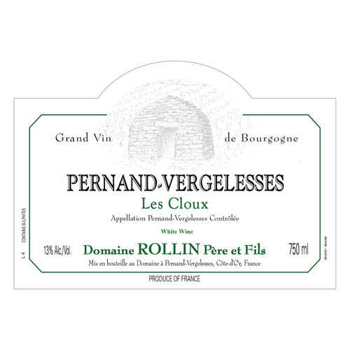 Domaine Rollin Pere & Fils Pernand-Vergelesses Blanc Les Cloux 2022 750ml
