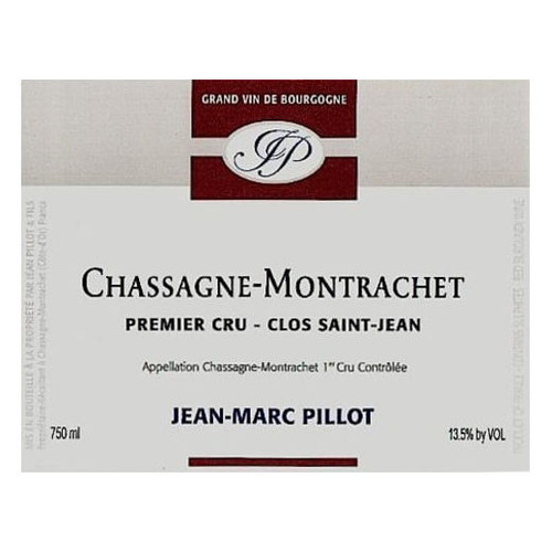 Jean-Marc Pillot Chassagne-Montrachet Rouge 1er Cru Clos Saint-Jean 2021 750ml