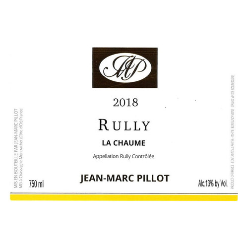 Jean-Marc Pillot Rully La Chaume 2023 750ml