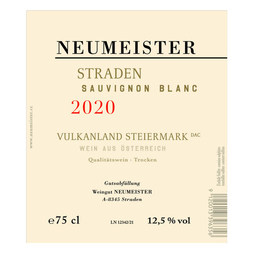 Neumeister Sauvignon Blanc Straden 2024 750ml