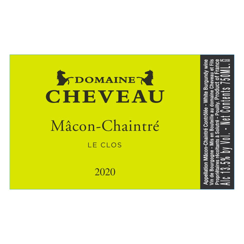 Domaine Cheveau Macon-Chaintre Le Clos 2024 750ml