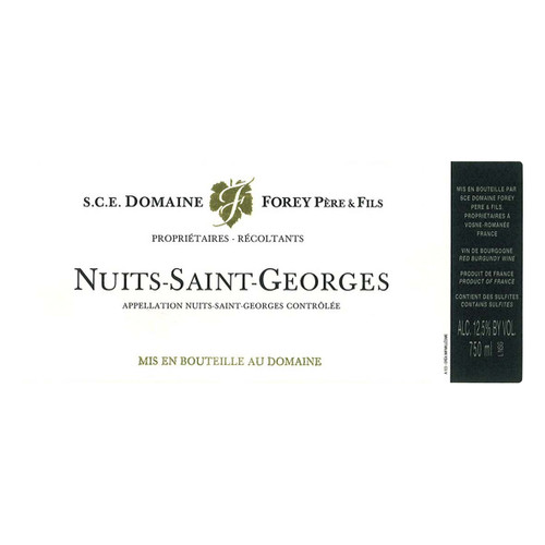 Domaine Forey Pere & Fils Nuits-Saint-Georges 2023 750ml