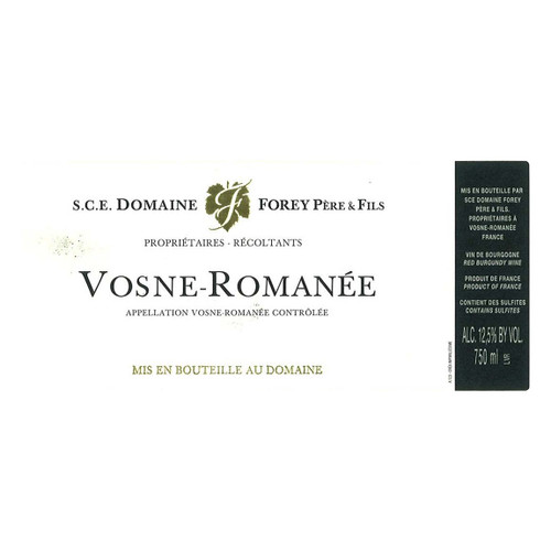 Domaine Forey Pere & Fils Vosne-Romanee 2023 1.5L