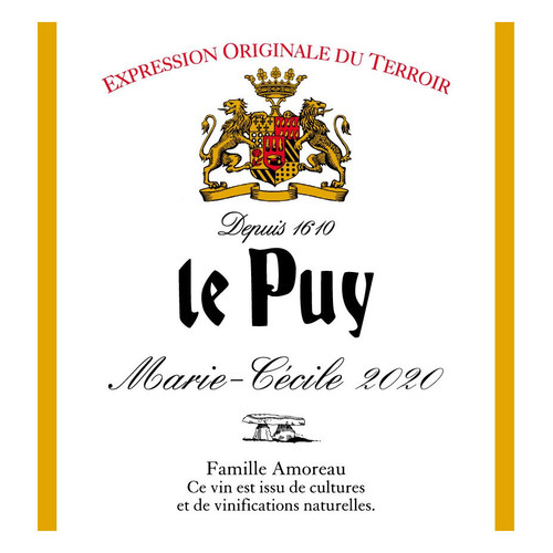 Le Puy Marie-Cecile Vin de France Blanc 2024 750ml