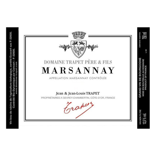 Product image for Domaine Trapet Pere & Fils Marsannay Rouge 2023 750ml