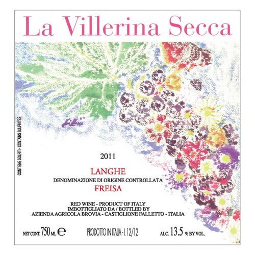 Brovia Langhe Freisa La Villerina Secca 2023 750ml