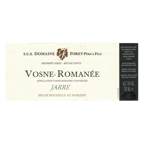 Domaine Forey Pere & Fils Vosne-Romanee Jarre 2023 750ml