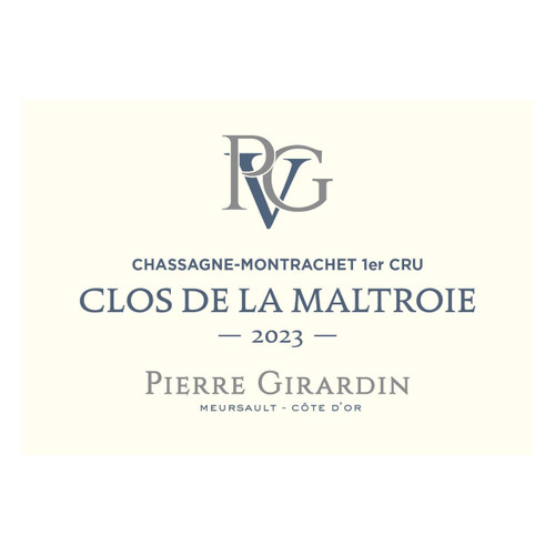 Product image for Pierre Girardin Chassagne-Montrachet 1er Cru Clos De La Maltroie 2023 750ml